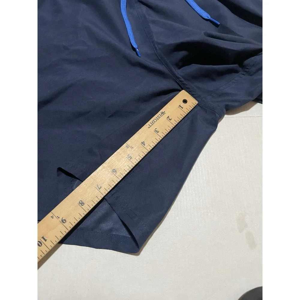Nike Swim Men's Large Swim Trunks Navy Blue Pink Mesh Lined NWT NESSF551-410